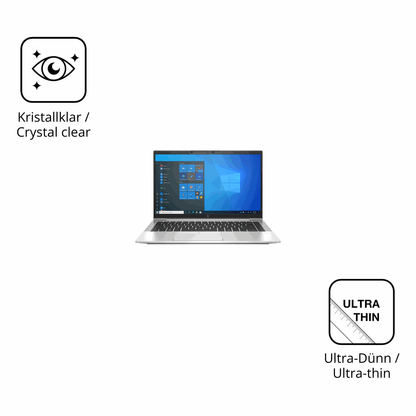 Dünne und klare Folie passend zugeschnitten für HP EliteBook 840 G8 14 Zoll