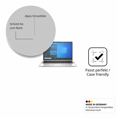 Schutzglasfolie mit optimaler Passform, zur Verwendung mit Hüllen geeignet