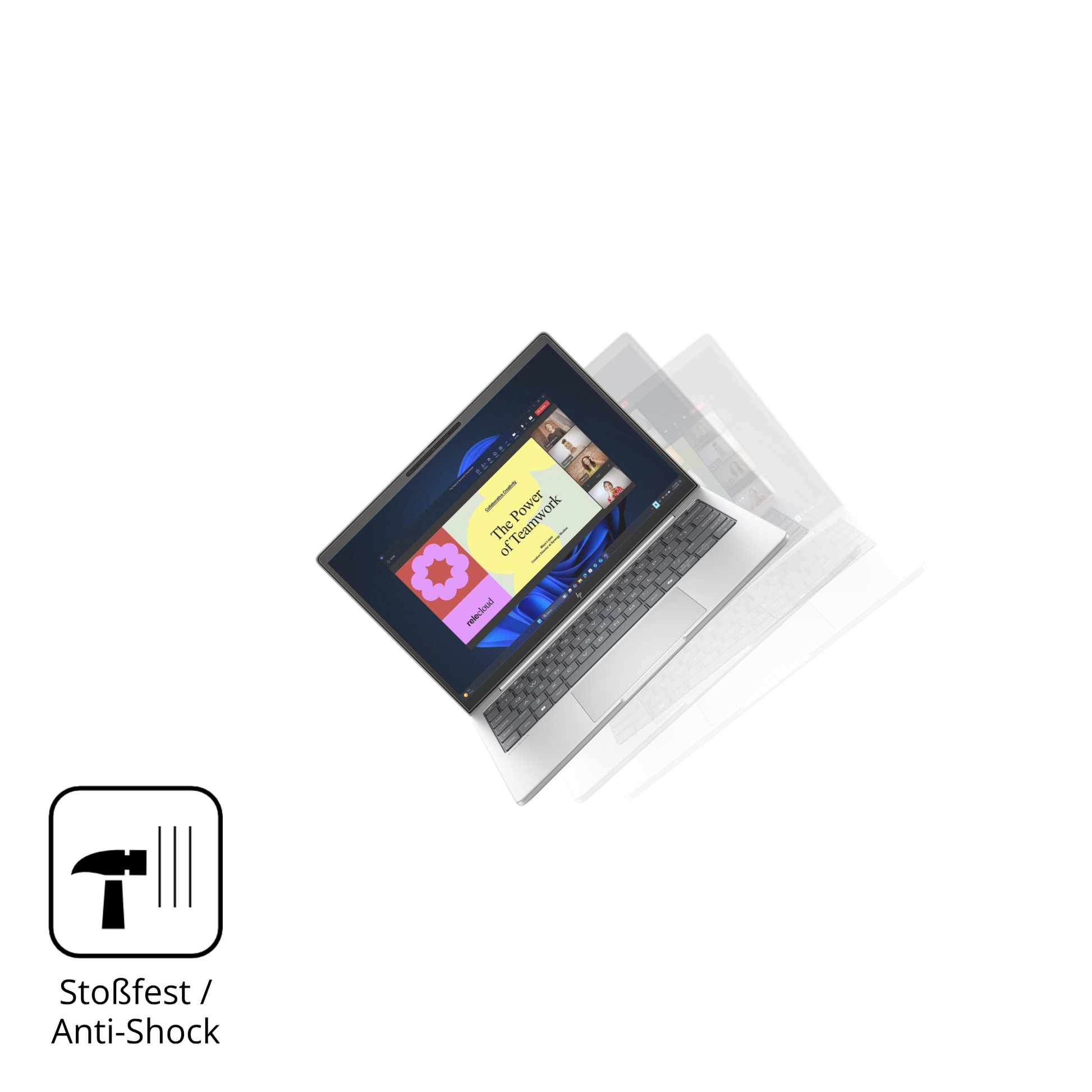 Schutz gegen Kratzer auf dem HP EliteBook 8 G1a 13 Zoll Glas durch Schlüssel, Stöße gegen die Tischkante oder Stürze