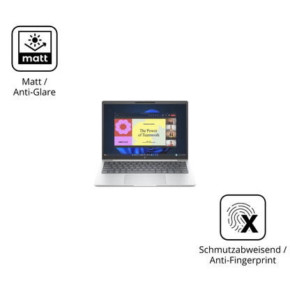 9H Hartbeschichtete, flexible Folie passend zugeschnitten für HP EliteBook 8 G1a 13 Zoll