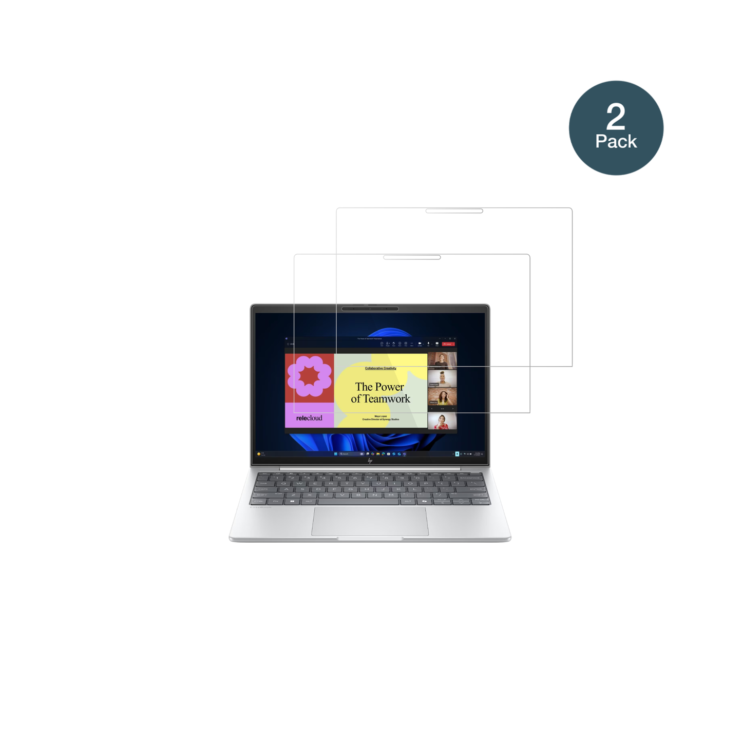 HPEliteBook 8 G1a 13 Zoll mit aufgebrachter dipos Flex Schutzfolie, glasklare Darstellung ohne Einschränkungen
