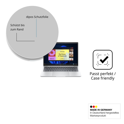 Besonders flexibler Displayschutz mit Anti-Shock-Schicht im Materialmix