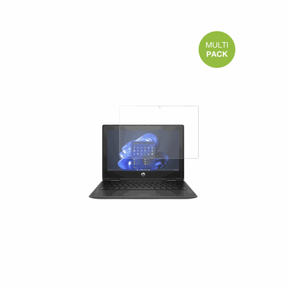 hpfortis flip g1i 11 zoll mit aufgebrachter dipos Displayschutzfolie, die lästige Fingerabdrücke minimiert