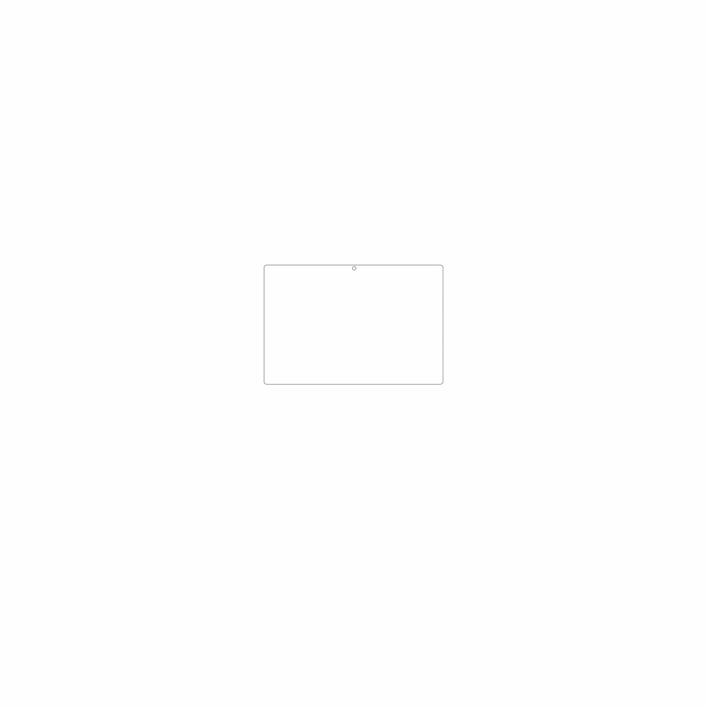 dipos Displayschutz für hpfortis flip g1i 11 zoll, mattierte Oberfläche, geringe Dicke und perfekte Passform