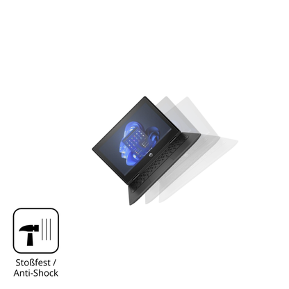 Schutz gegen Kratzer auf dem hpfortis flip g1i 11 zoll Glas durch Schlüssel, Stöße gegen die Tischkante oder Stürze