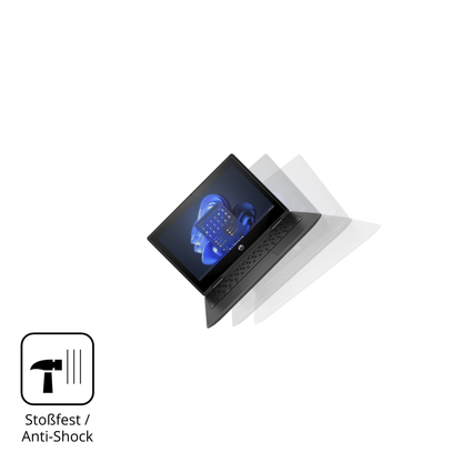 Schutz gegen Kratzer auf dem hpfortis flip g1i 11 zoll Glas durch Schlüssel, Stöße gegen die Tischkante oder Stürze