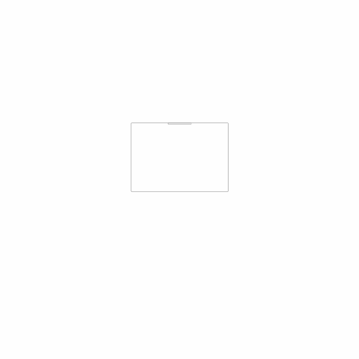 dipos Displayschutz für hpomen transcend 16-u1000nl, mattierte Oberfläche, geringe Dicke und perfekte Passform
