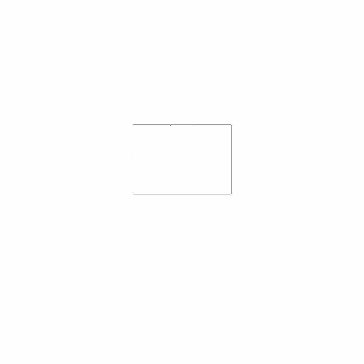 dipos Displayschutz für hpomen transcend 16-u1000nl, mattierte Oberfläche, geringe Dicke und perfekte Passform