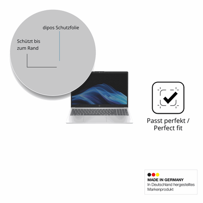 Schutz gegen Kratzer auf dem HP OmniBook 3 15 Zoll Glas durch Schlüssel oder Ähnliches