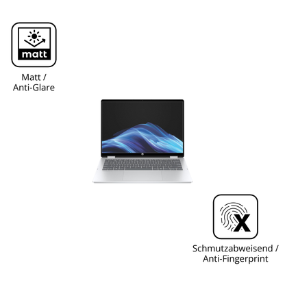 Dünne und entspiegelnde Folie passend zugeschnitten für HP OmniBook 5 Flip 14-FP0254ng