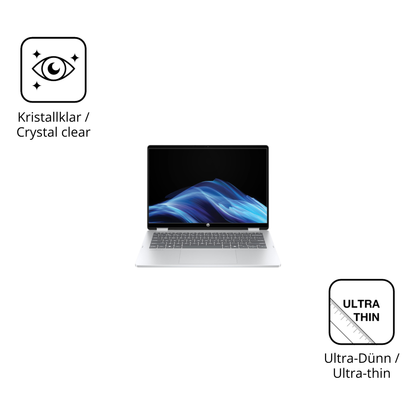 Dünne und klare Folie passend zugeschnitten für HP OmniBook 5 Flip 14-FP0254ng