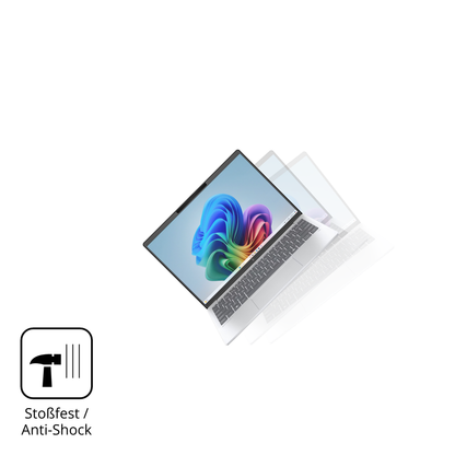 Schutz gegen Kratzer auf dem hpomnibook 7 aero 13 Glas durch Schlüssel, Stöße gegen die Tischkante oder Stürze