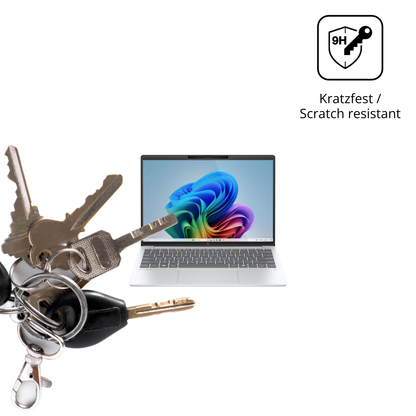 dipos Displayschutz für hpomnibook 7 aero 13, transparente Oberfläche, perfekte Passform auch für die Rundungen