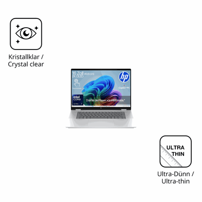Dünne und klare Folie passend zugeschnitten für HP OmniBook X Flip Copilot Plus