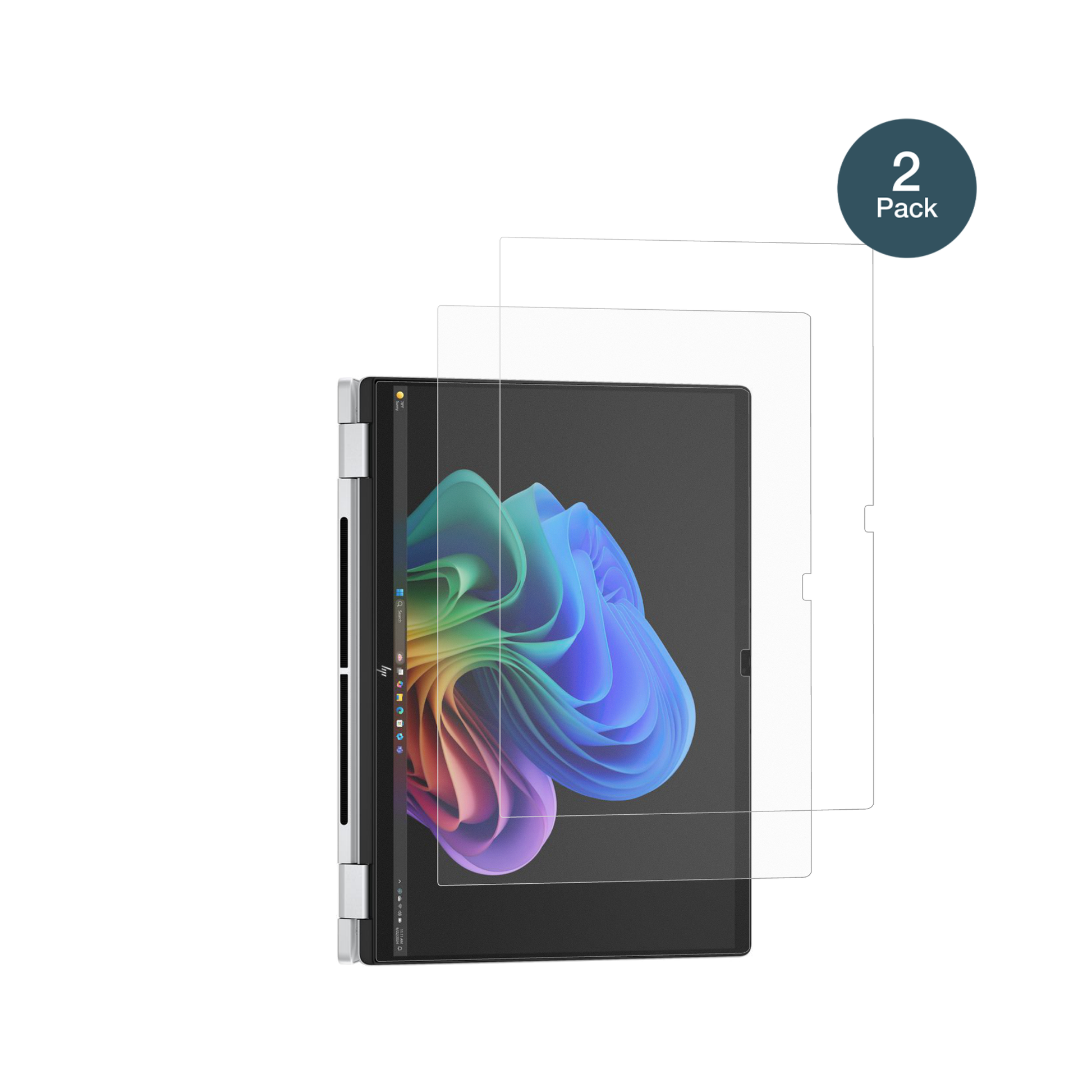 HPOmniBook X FlipNGAI16-as0771ng mit aufgebrachter dipos Panzerfolie, die lästige Fingerabdrücke minimiert