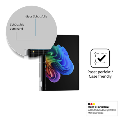 Besonders flexibler Displayschutz mit Anti-Shock-Schicht im Materialmix