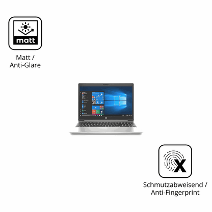 Dünne und entspiegelnde Folie passend zugeschnitten für HP ProBook 450 G7