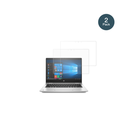 HPProBook x360 435 G7 mit aufgebrachter dipos Panzerfolie, die lästige Fingerabdrücke minimiert