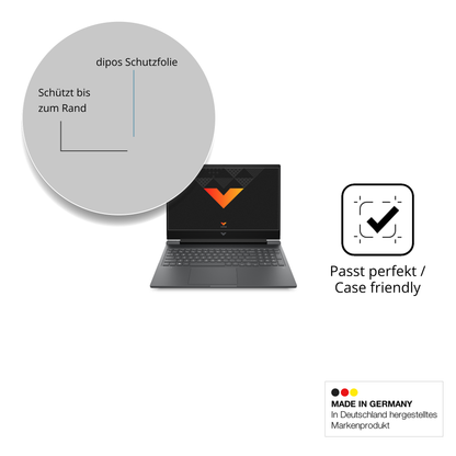Schutzglasfolie mit optimaler Passform, zur Verwendung mit Hüllen geeignet