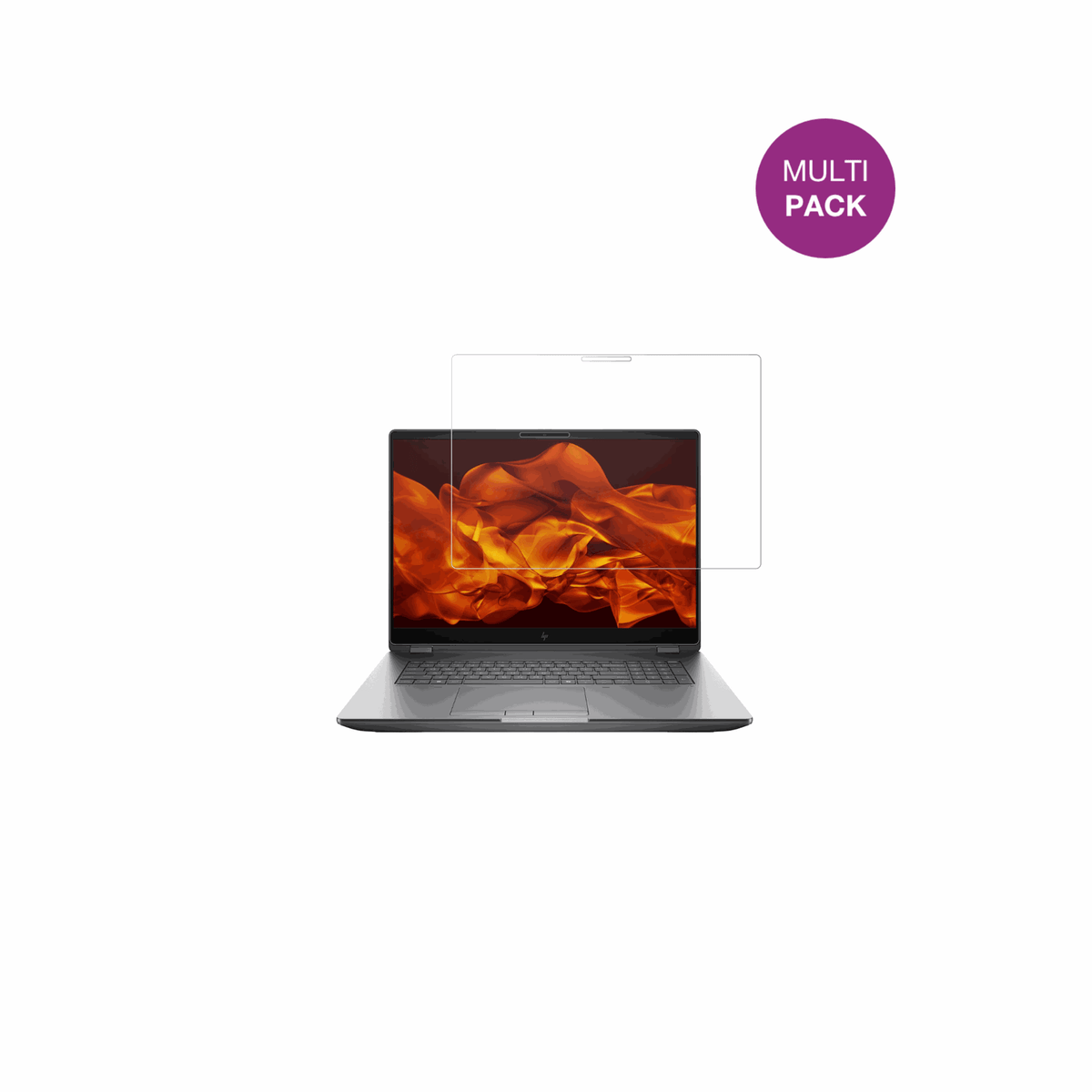HPZBook Fury G1i 16 Zoll mit aufgebrachter dipos Displayschutzfolie, glasklare Darstellung ohne Einschränkungen