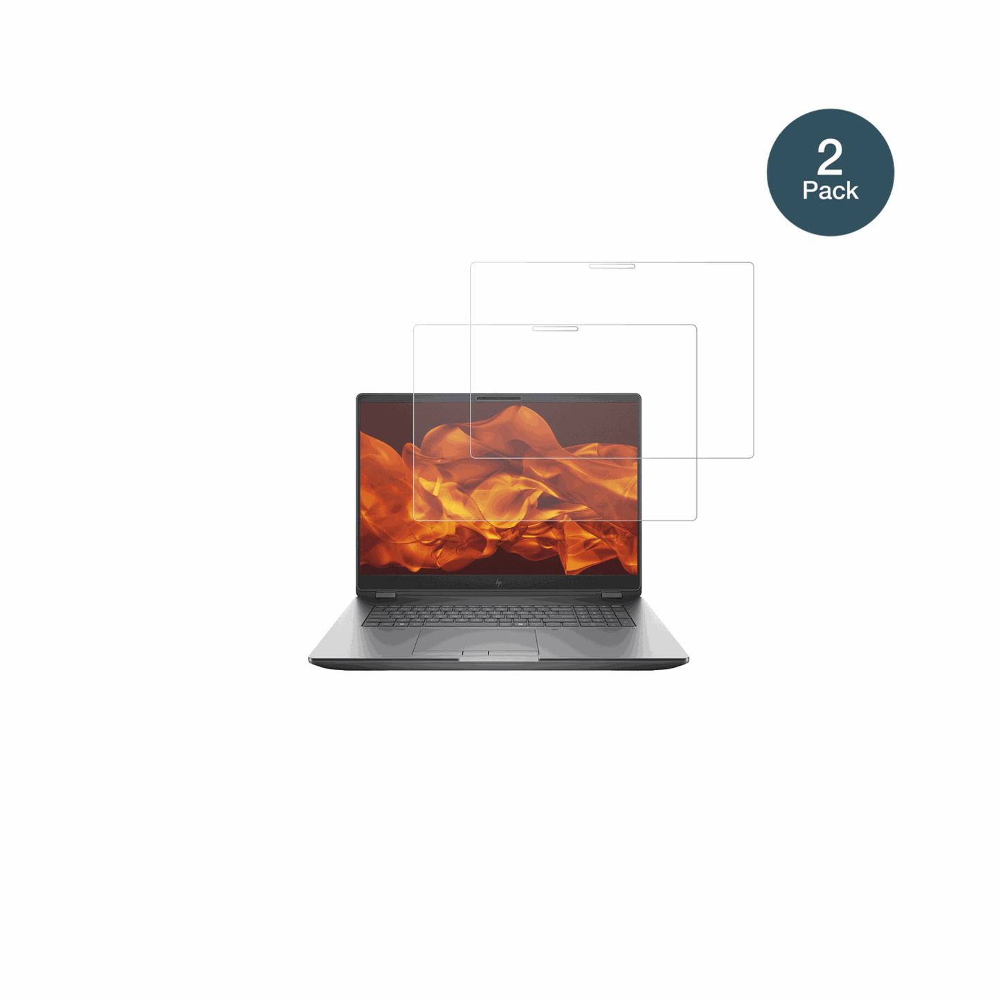 HPZBook Fury G1i 16 Zoll mit aufgebrachter dipos Panzerfolie, die lästige Fingerabdrücke minimiert