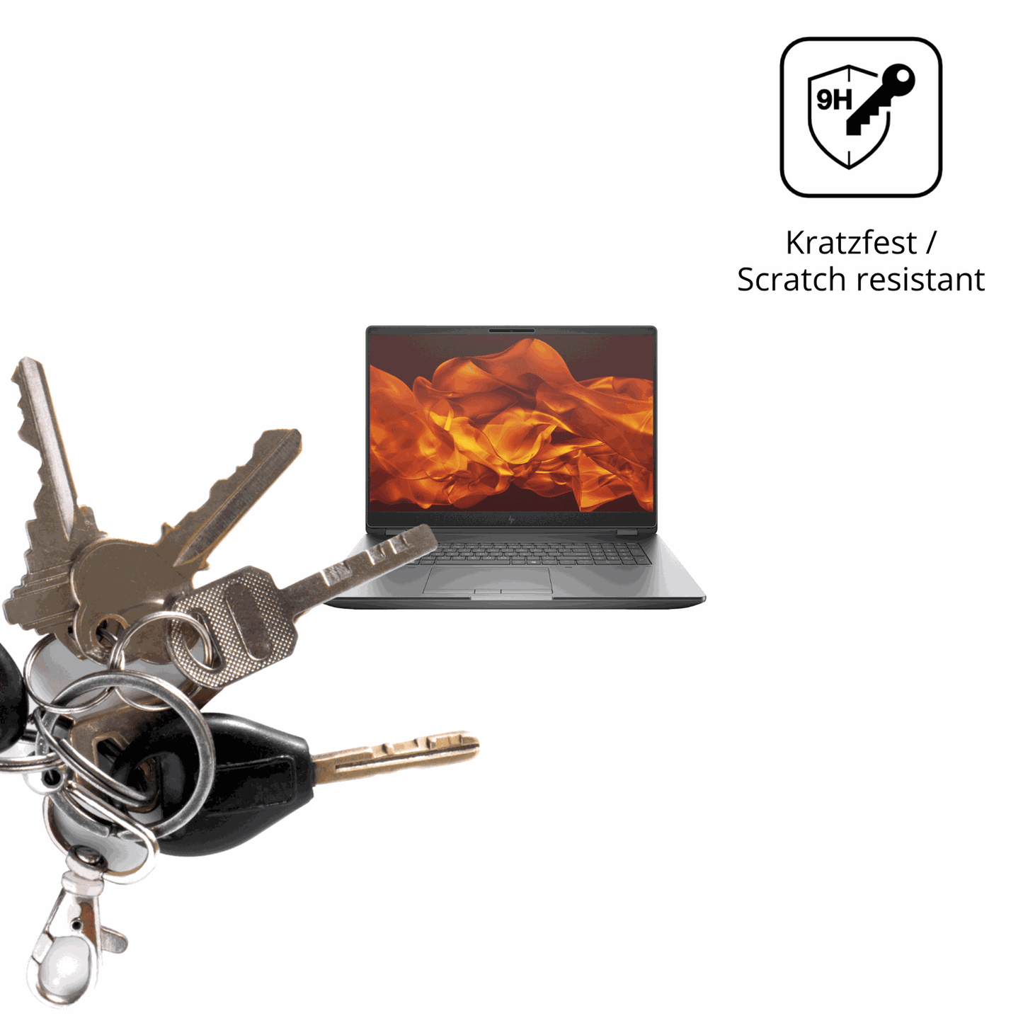dipos Displayschutz für HP ZBook Fury G1i 16 Zoll, mattierte Oberfläche, robuste Festigkeit und perfekte Passform