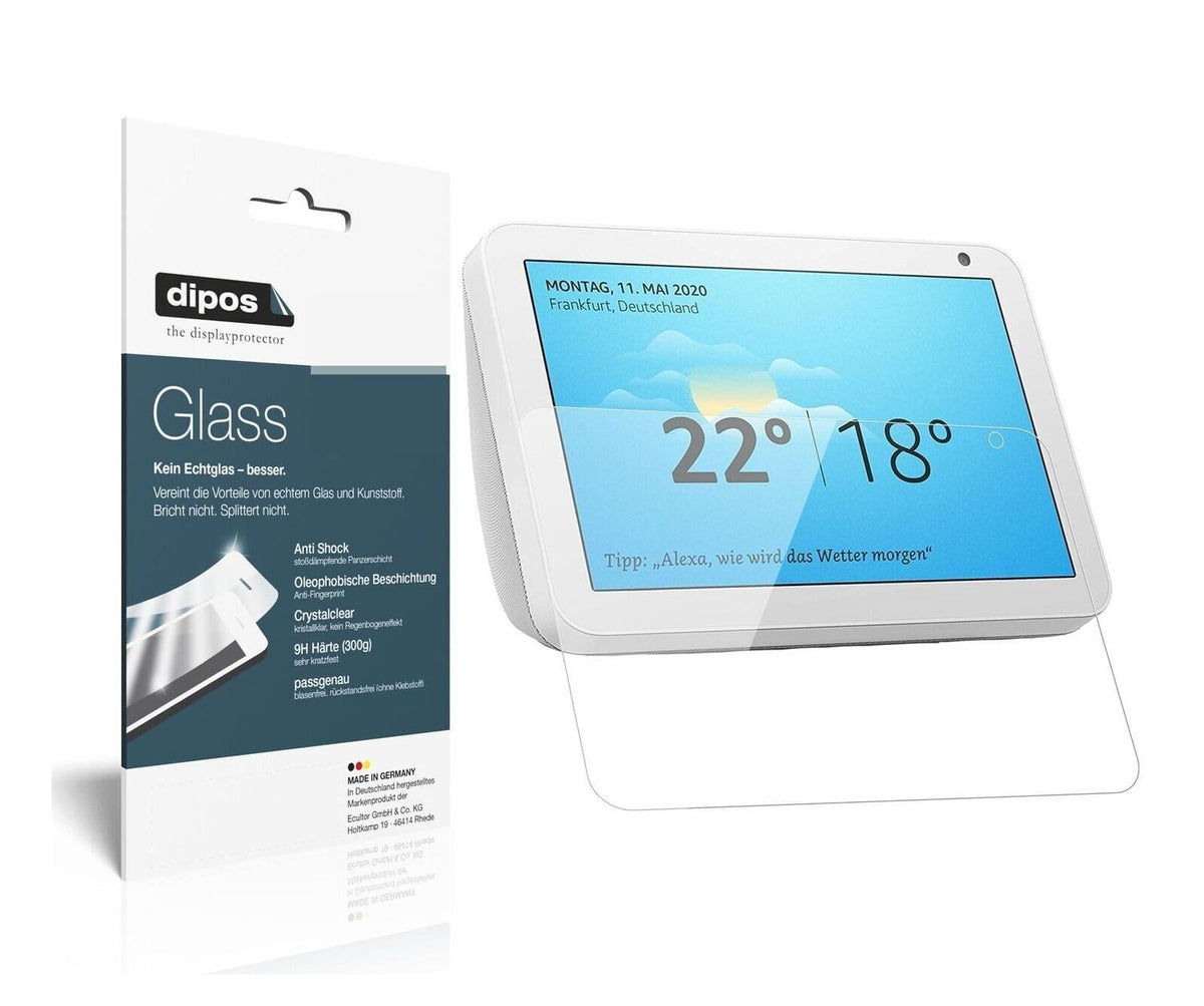 1x 9H Schutzfolie für Amazon Echo Show 8 Panzerfolie