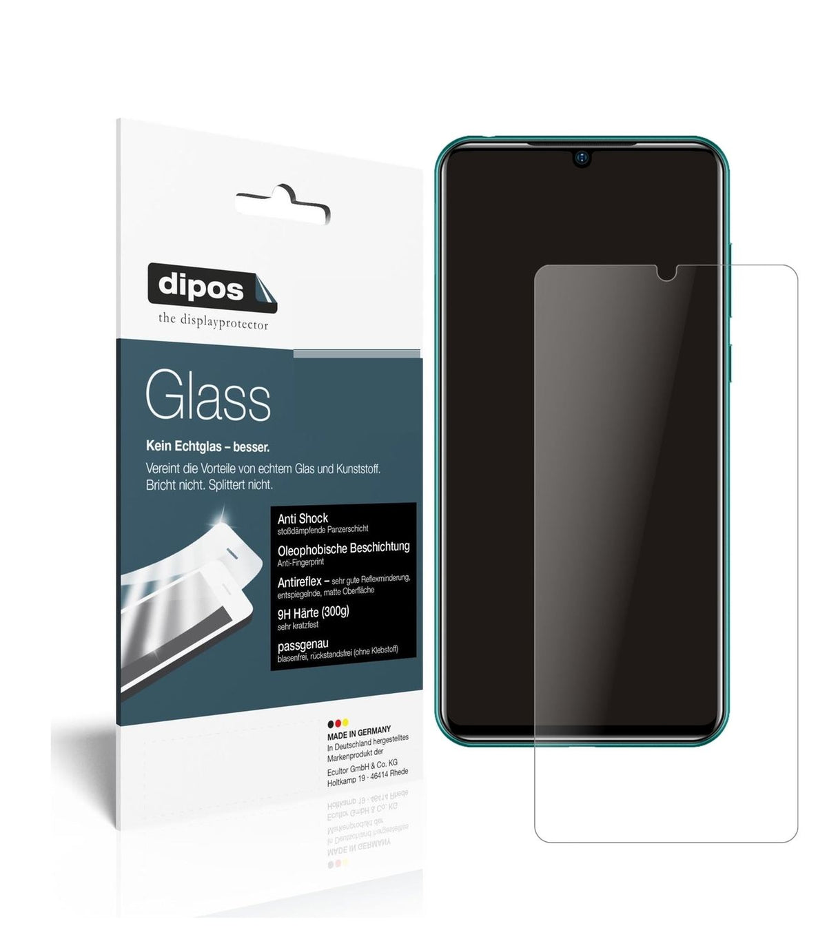 1x 9H Schutzfolie matt für Doogee N20 Pro Panzerfolie