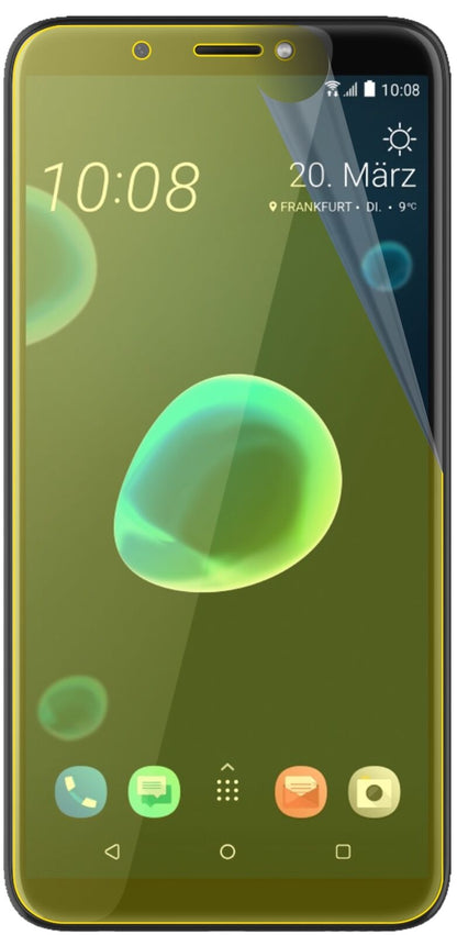 dipos Displayschutz für HTC Desire 12 Plus, transparente Oberfläche, geringe Dicke und perfekte Passform