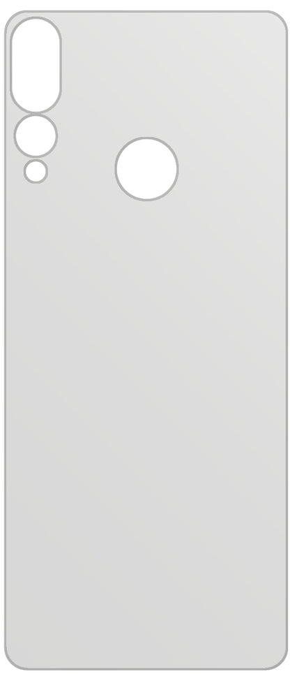 dipos Displayschutz für HTC Desire 19 Plus Rückseite, mattierte Oberfläche, geringe Dicke und perfekte Passform
