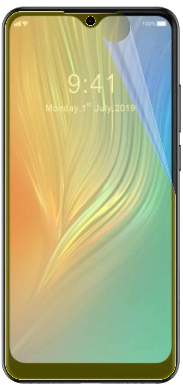 dipos Displayschutz für HTC Wildfire X, transparente Oberfläche, geringe Dicke und perfekte Passform