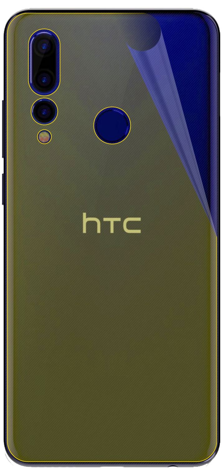 dipos Displayschutz für HTC Wildfire X Rückseite, transparente Oberfläche, geringe Dicke und perfekte Passform