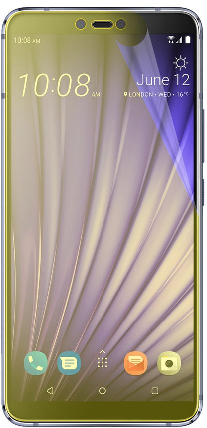 2x 3D Full Cover Schutzfolie für HTC U19e