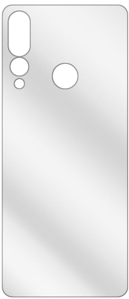 dipos Displayschutz für HTC Wildfire X Rückseite, transparente Oberfläche, geringe Dicke und perfekte Passform