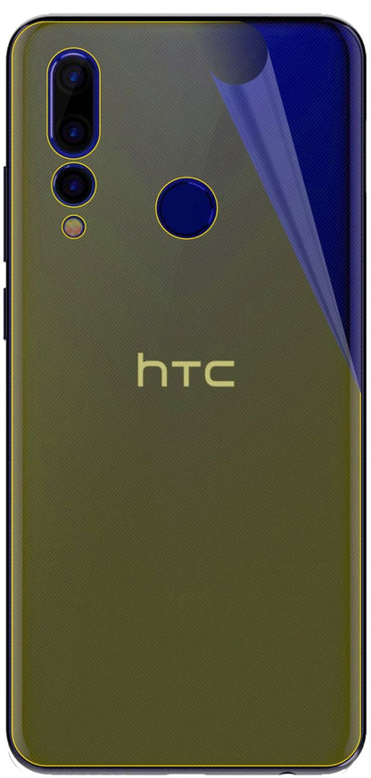 2x 3D Full Cover Schutzfolie für HTC Wildfire X Rückseite