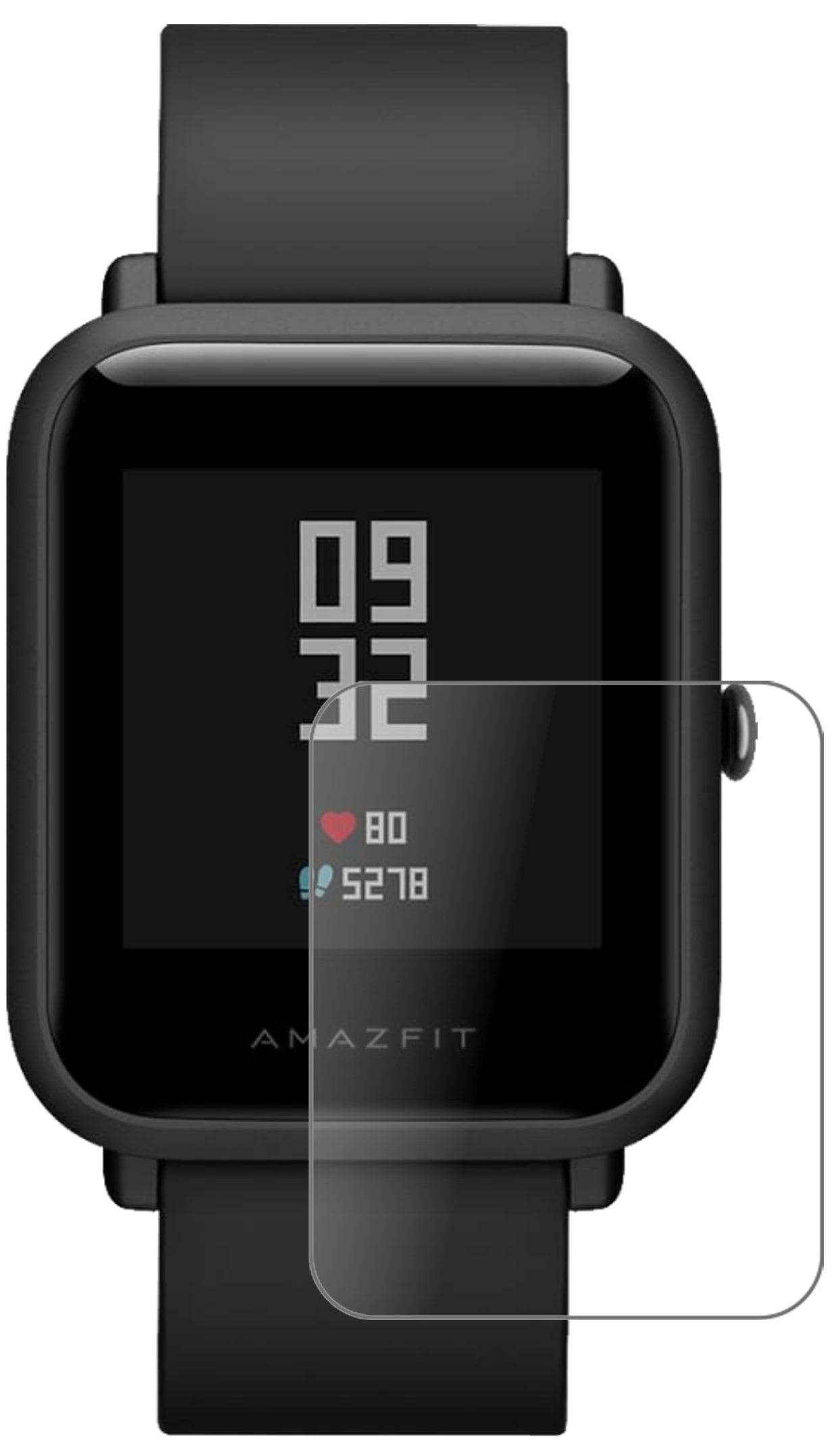 2x 9H Schutzfolie matt für Huami Amazfit Bip S Panzerfolie
