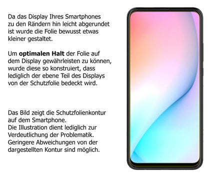 dipos Displayschutz für Huawei Enjoy 10 Plus, mattierte Oberfläche, robuste Festigkeit und perfekte Passform