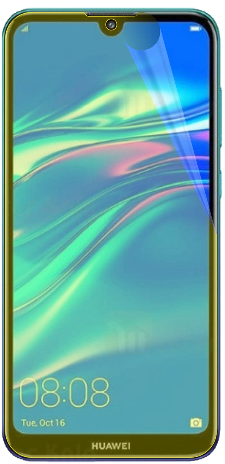 dipos Displayschutz für Huawei Y7 Pro (2019), transparente Oberfläche, geringe Dicke und perfekte Passform