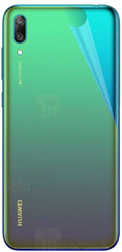 dipos Displayschutz für Huawei Y7 Pro (2019) Rückseite, transparente Oberfläche, geringe Dicke und perfekte Passform