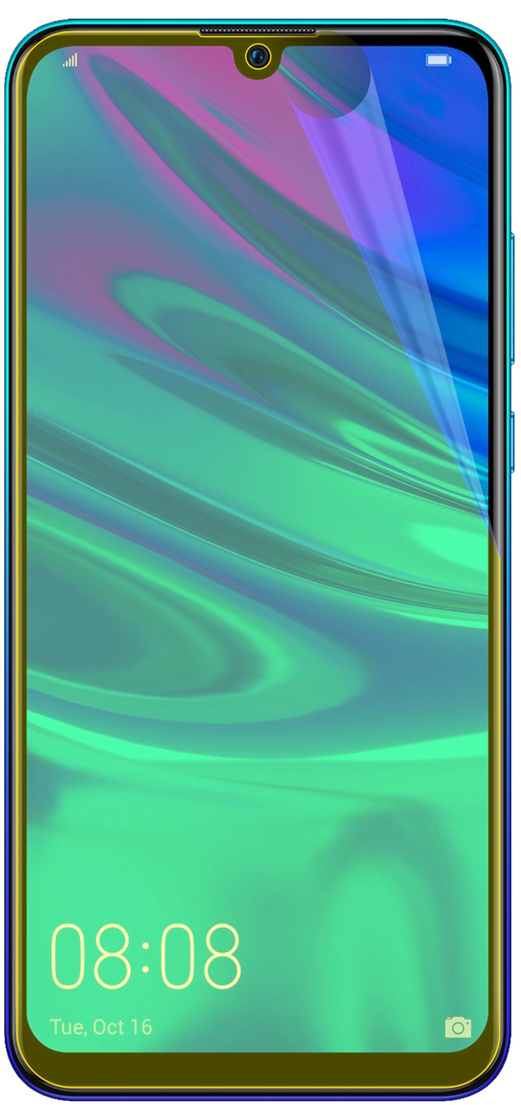 dipos Displayschutz für Huawei Enjoy 9S, transparente Oberfläche, geringe Dicke und perfekte Passform