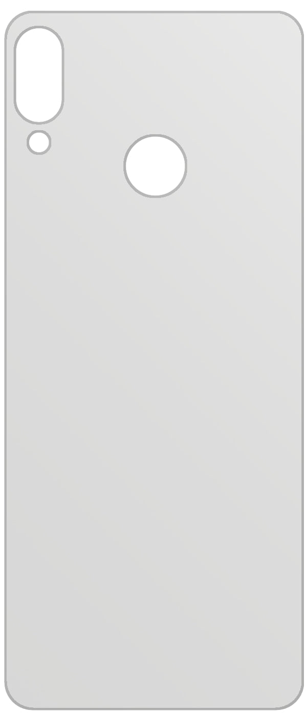 dipos Displayschutz für Huawei Enjoy 9S Rückseite, mattierte Oberfläche, geringe Dicke und perfekte Passform
