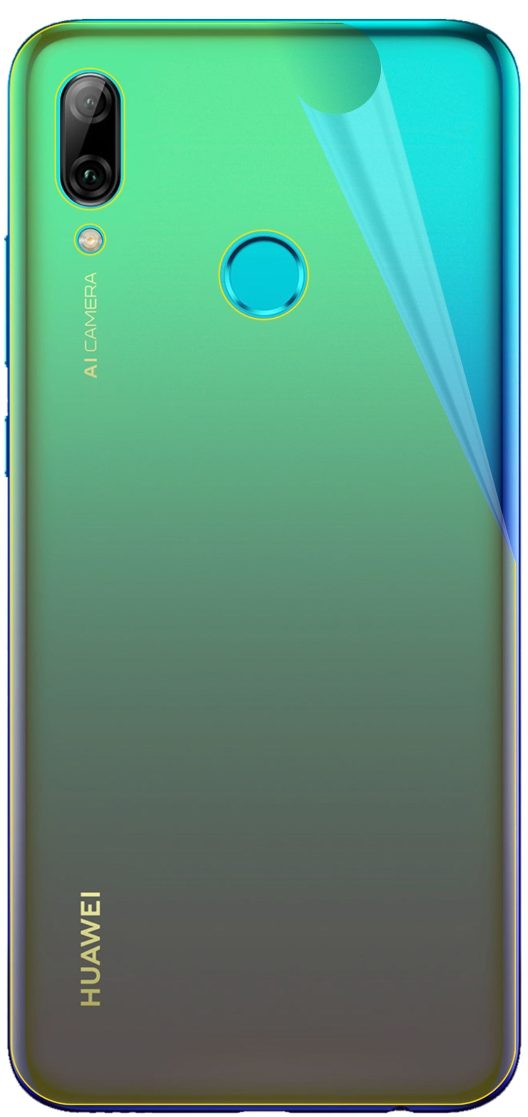 dipos Displayschutz für Huawei Enjoy 9S Rückseite, transparente Oberfläche, geringe Dicke und perfekte Passform