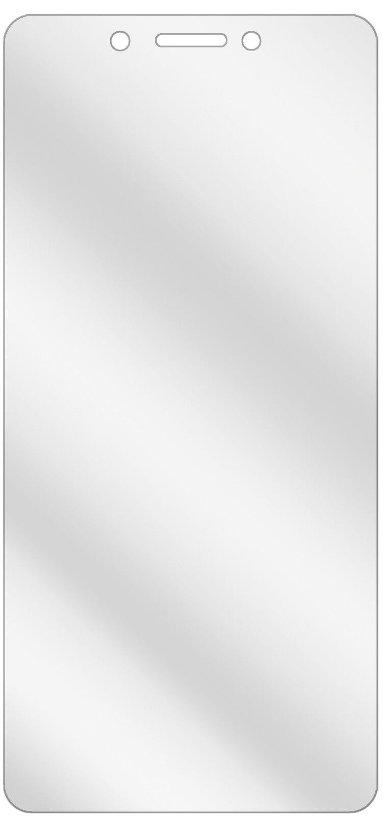 dipos Displayschutz für Huawei Honor 6C, transparente Oberfläche, geringe Dicke und perfekte Passform