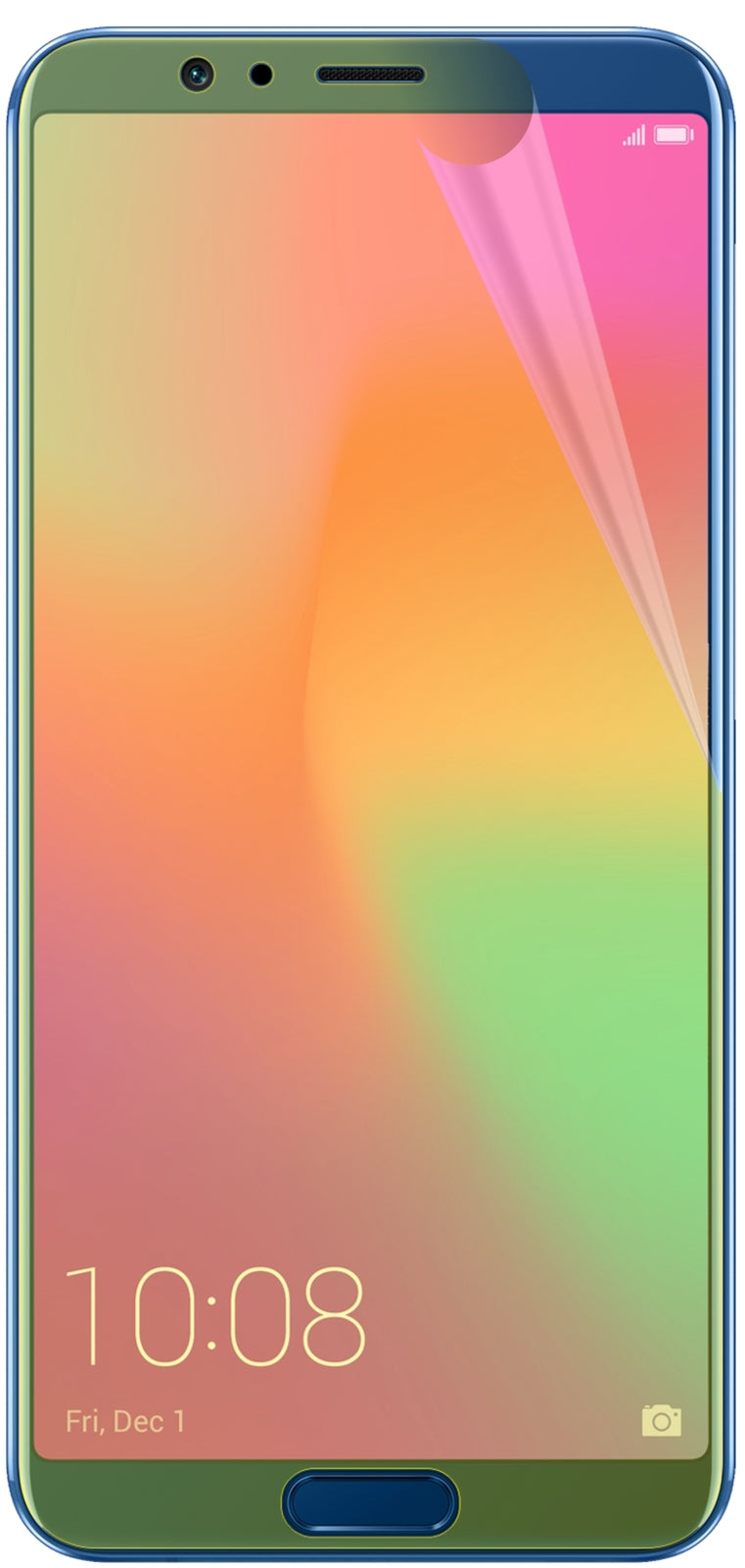dipos Displayschutz für Huawei Honor View 10, transparente Oberfläche, geringe Dicke und perfekte Passform