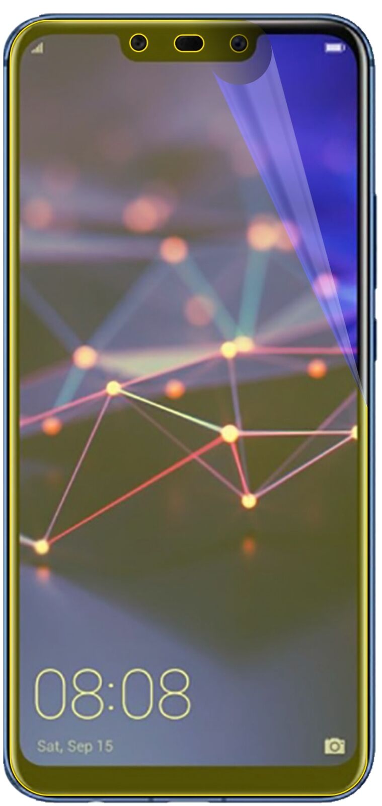 dipos Displayschutz für Huawei Mate 20 Lite, transparente Oberfläche, geringe Dicke und perfekte Passform