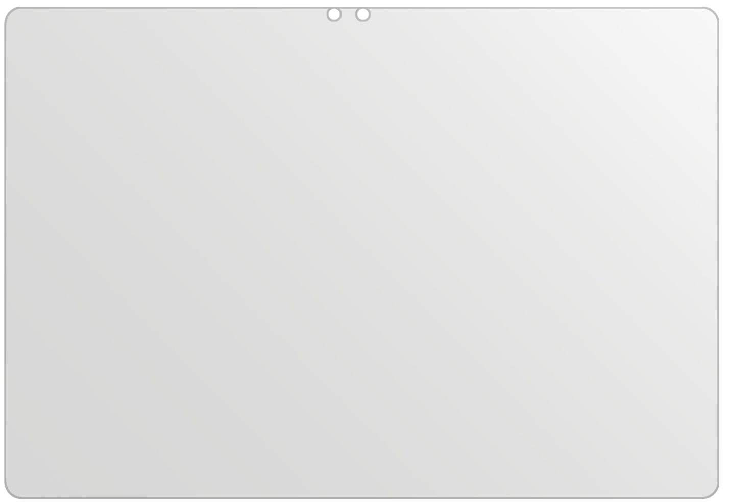 dipos Displayschutz für Huawei MateBook E (2019), mattierte Oberfläche, geringe Dicke und perfekte Passform