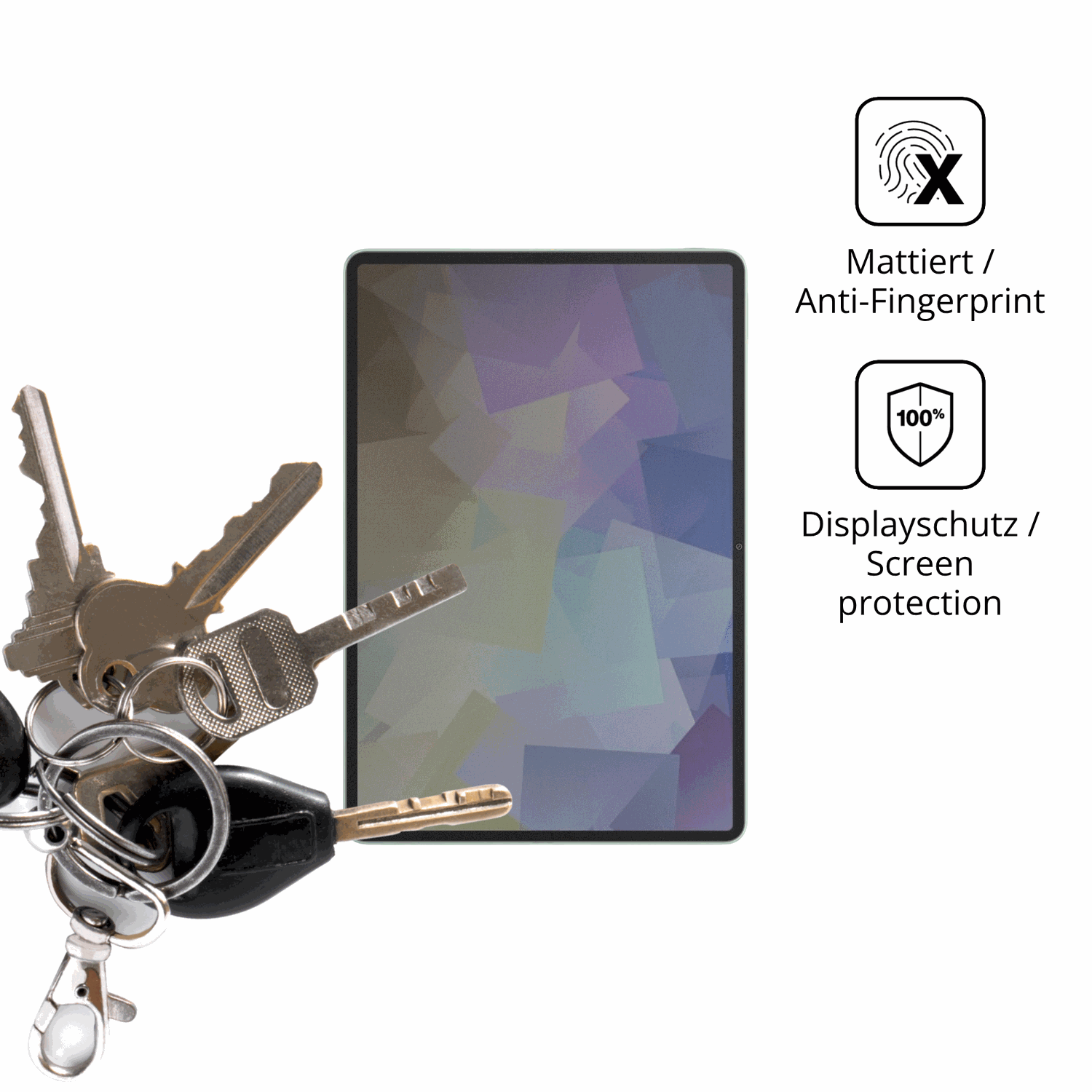 dipos Displayschutz f�r Huawei MatePad 11.5 S 2026, mattierte Oberfl�che, Blickschutzfilter und perfekter Passform