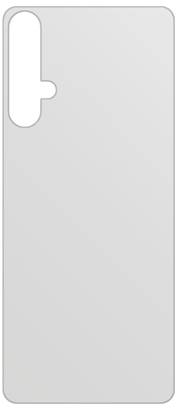 dipos Displayschutz für Huawei Nova 5T Rückseite, mattierte Oberfläche, geringe Dicke und perfekte Passform