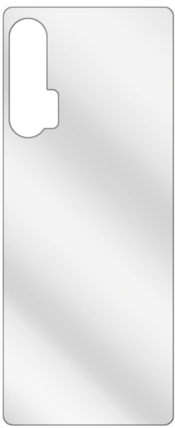 dipos Displayschutz für Huawei nova 6 Rückseite, transparente Oberfläche, geringe Dicke und perfekte Passform