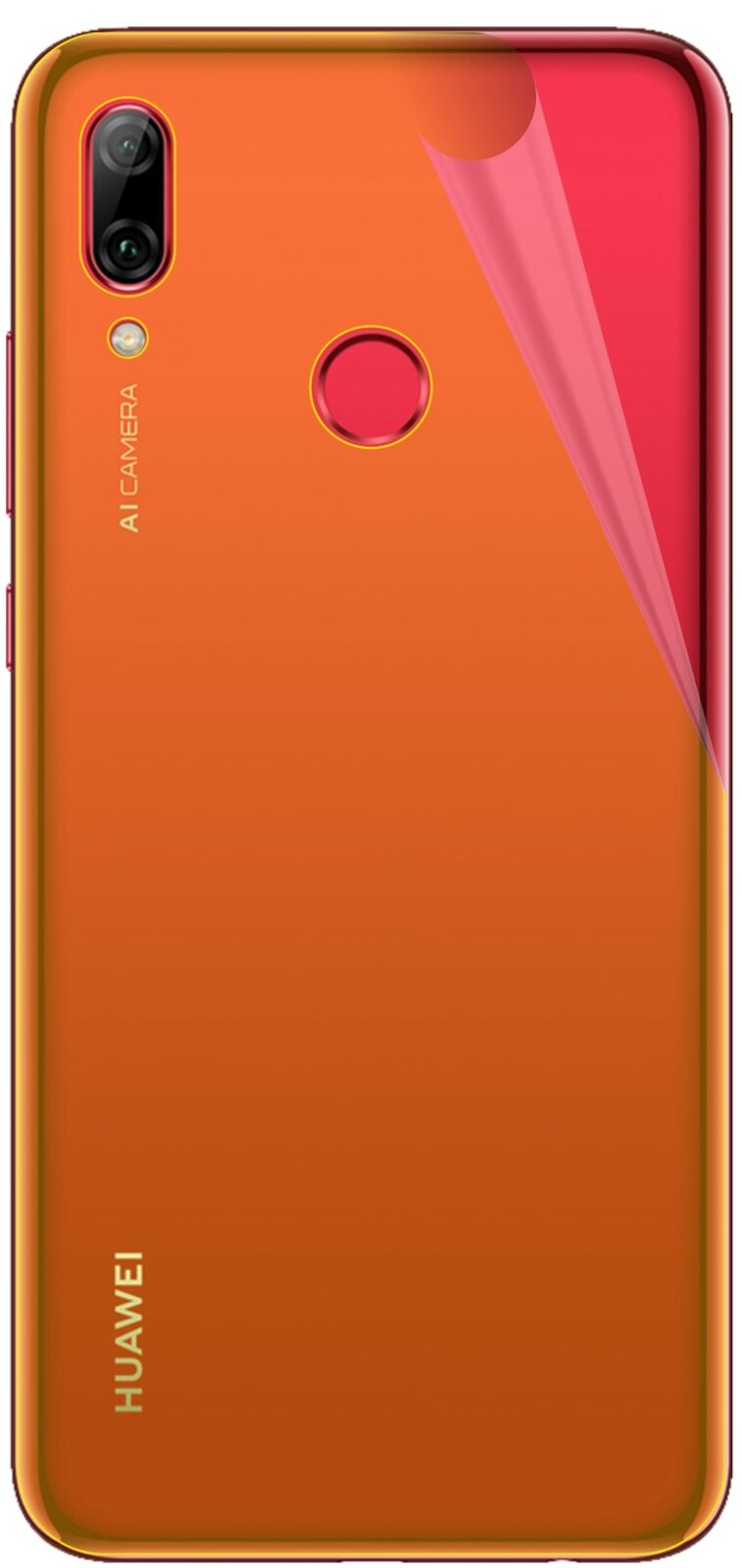 dipos Displayschutz für Huawei Nova Lite 3 Rückseite, transparente Oberfläche, geringe Dicke und perfekte Passform
